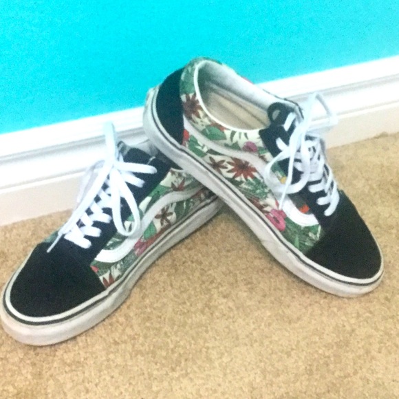 Vans Multi Tropic Old Skool Shoes - Picture 4 of 10
